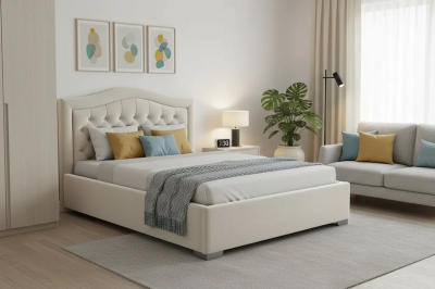 Мягкая кровать Эстела с ортопедическим основанием