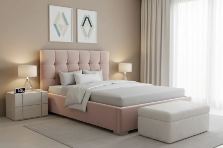 Мягкая кровать Агата